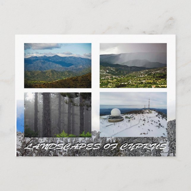 Carte Postale Paysages de Chypre (Devant)