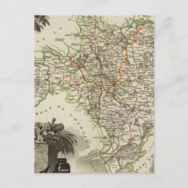 Carte Postale Paysages de produits (Devant)
