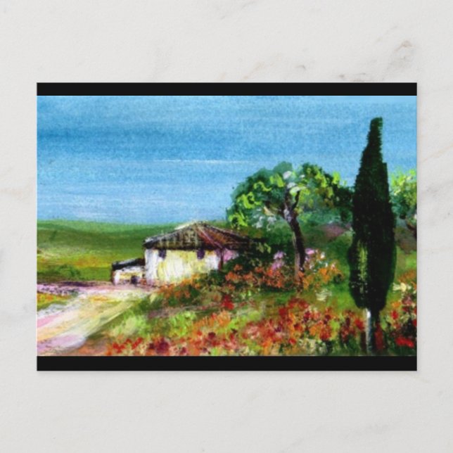 CARTE POSTALE PAYSAGES DE TOSCANE (Devant)