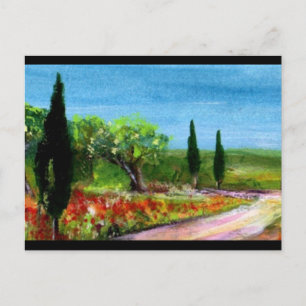 CARTE POSTALE PAYSAGES DE TOSCANE