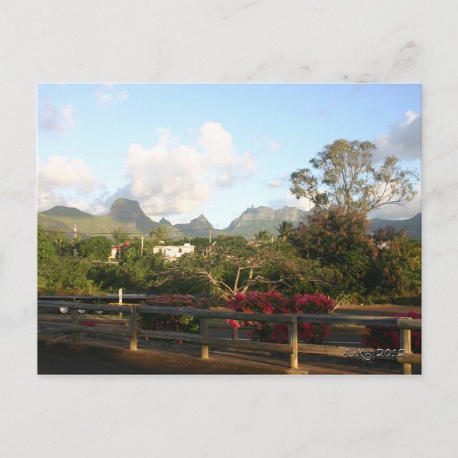 Carte Postale Paysages mauriciens (Devant)