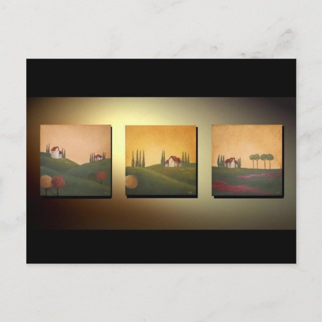 Carte Postale Paysages toscans III (Devant)