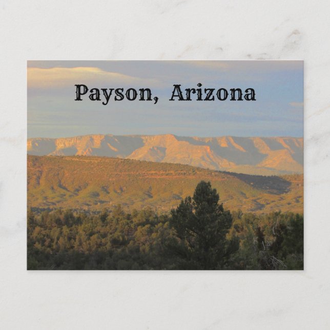 Carte Postale Payson Arizona Paysage Photo Désert du Nord (Devant)