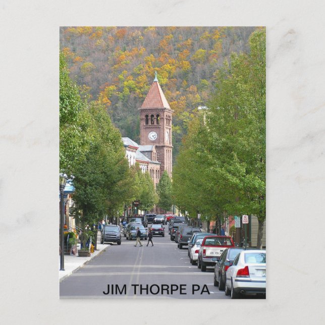 Carte Postale pb030803_main_street2, JIM THORPE PA (Devant)
