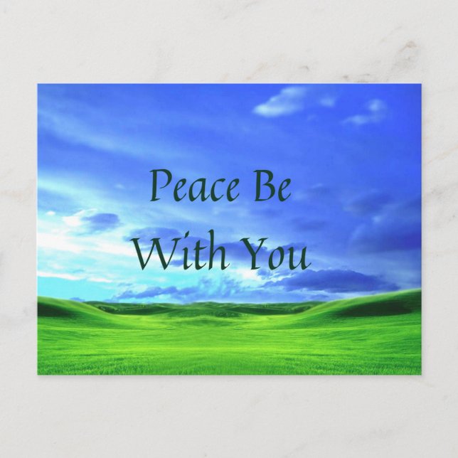 Carte postale Peace Be With You (Devant)