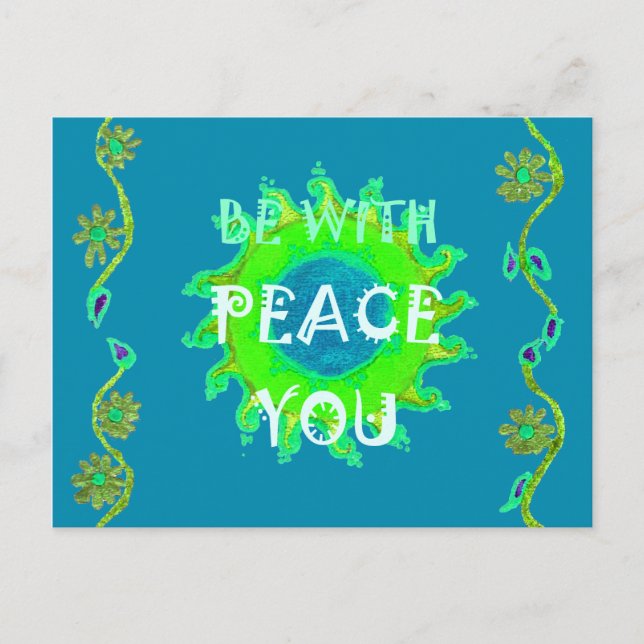 Carte Postale Peace Be with You Art Print (Devant)
