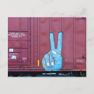 Carte postale Peace Boxcar Art