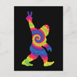 Carte Postale Peace Love Bigfoot - Amateurs de Bigfoot