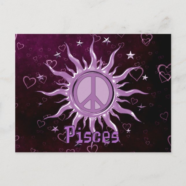 Carte Postale Peace Sun (Devant)