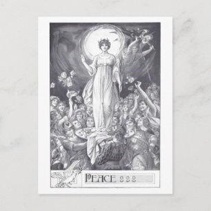 Carte postale Peace Vintage Illustration Holiday