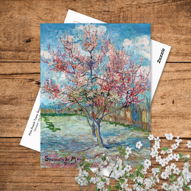 Carte Postale Peach Trees roses Vincent van Gogh (Créateur téléchargé)