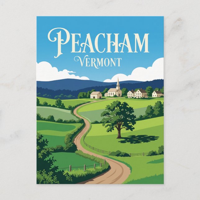 Carte Postale Peacham États-Unis (Devant)