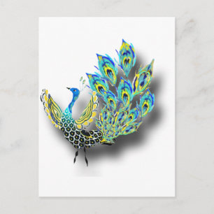 Carte Postale Peacock