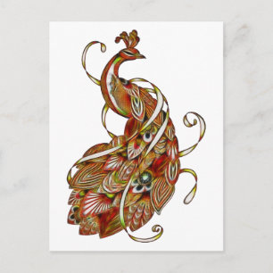 Carte Postale Peacock 2b