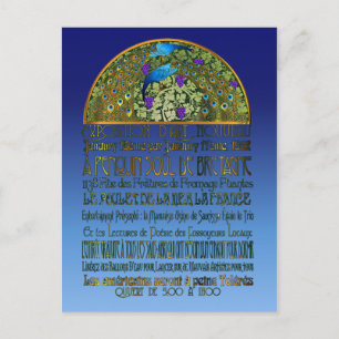 Carte postale Peacock Pair