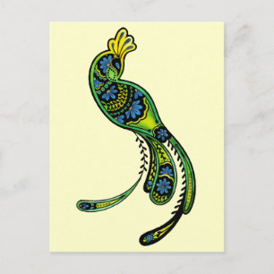Carte postale Peacock Ver 2