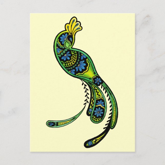 Carte postale Peacock Ver 2 (Devant)