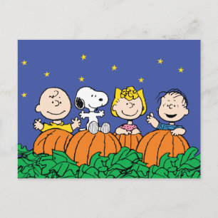 Carte Postale Peanuts C'est la grande citrouille Charlie Brown