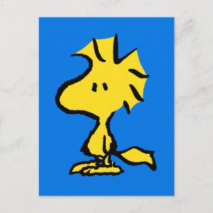 Carte Postale Peanuts   L'ami de Snoopy Woodstock