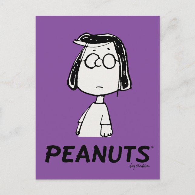 Carte Postale Peanuts Persistance | Marcie (Devant)