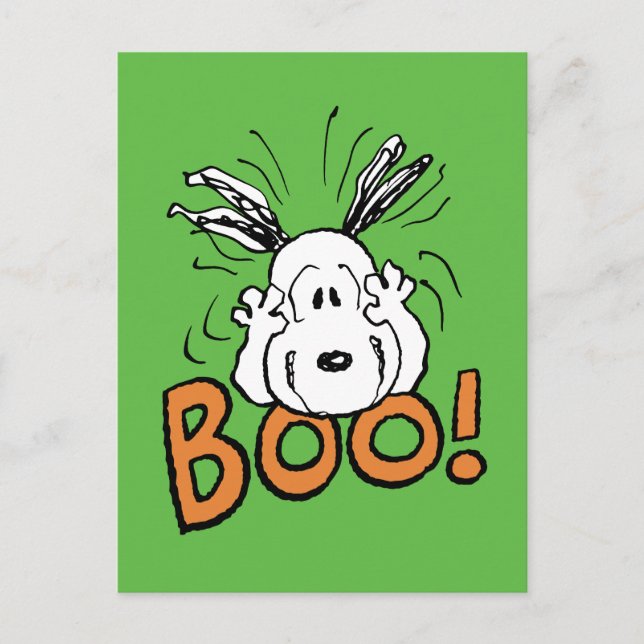 Carte Postale Peanuts | Snoopy Boo (Devant)