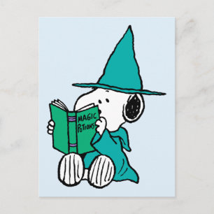 Carte Postale Peanuts Snoopy Potions Magiques Halloween
