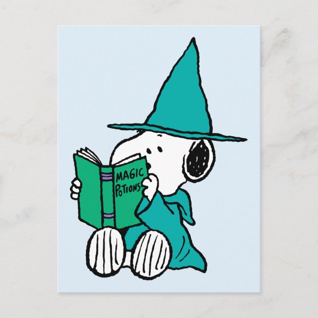 Carte Postale Peanuts Snoopy Potions Magiques Halloween (Devant)