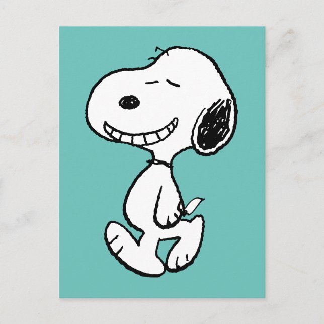 Carte Postale Peanuts | Sourire de Snoopy (Devant)