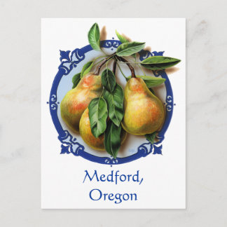 Carte Postale Pear Capitol of the world Medford, Oregon Souvenir