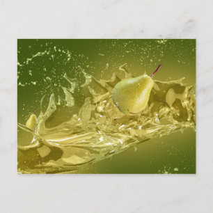 Carte postale Pear Splash