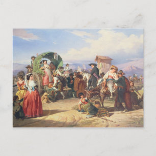 Carte Postale Peasants of the Campagna, 1860