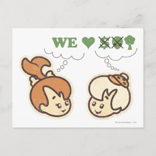 Carte Postale PEBBLES™ et Bam Bam Love Nature