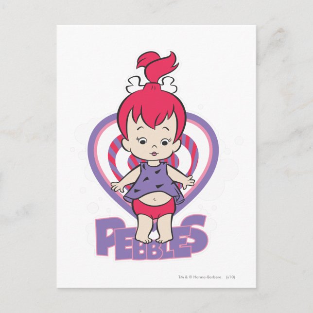 Carte Postale PEBBLES™ From Bedrock (Devant)