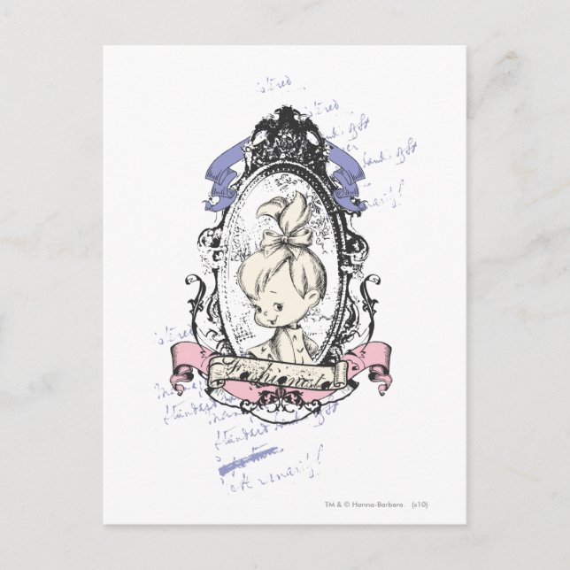 Carte Postale PEBBLES™ Joli En Réflexion (Devant)