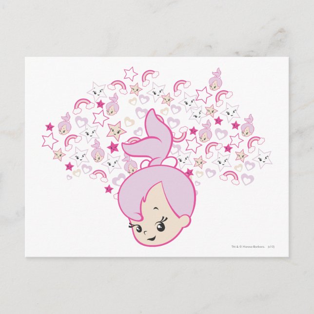 Carte Postale PEBBLES™ Star Print (Devant)