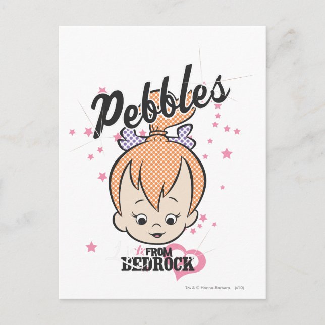 Carte Postale PEBBLES™ Stars and Hearts (Devant)