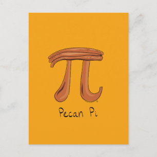Carte postale Pecan Pi Cute Math Pi Day