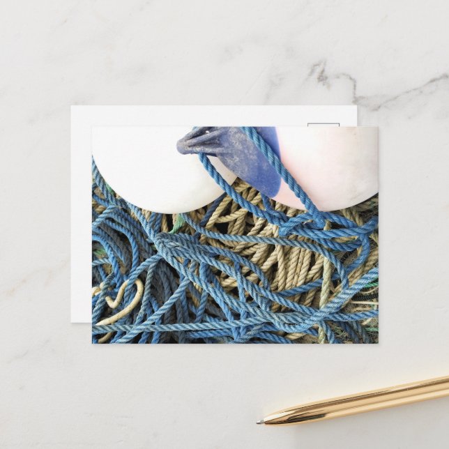 CARTE POSTALE PÊCHE (Devant/Arrière en situation)