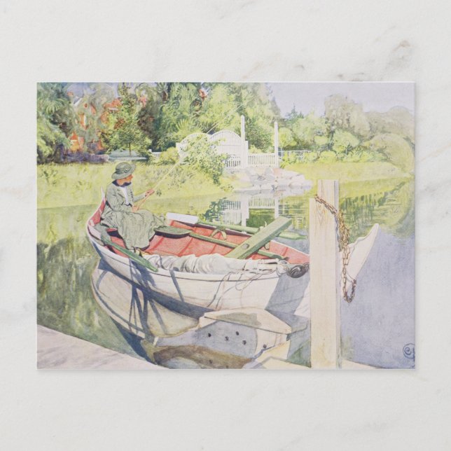 Carte Postale Pêche, 1909 (Devant)