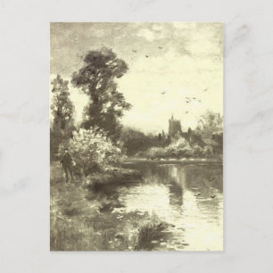 Carte Postale Pêche au donjon