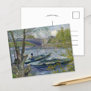Carte Postale Pêche au printemps   Vincent van Gogh