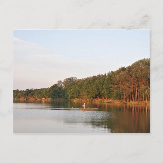 Carte Postale Pêche du soir (Devant)