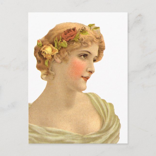 Carte Postale Pêche et crème (Devant)