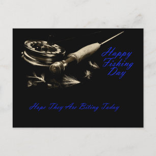 Carte Postale Pêche heureuse