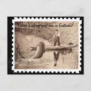Carte Postale Pêche ici dans Eastsound
