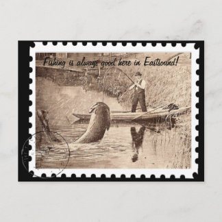 Carte Postale Pêche ici dans Eastsound