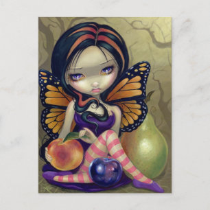 Carte postale "Pêche, Plum, Poire"