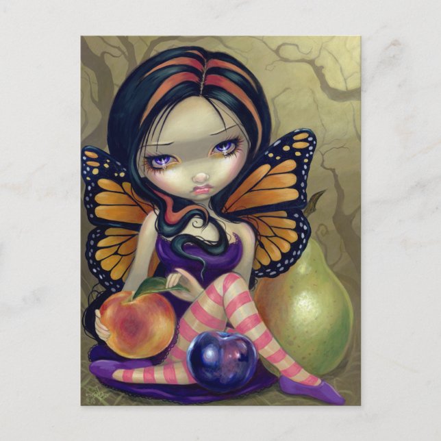 Carte postale "Pêche, Plum, Poire" (Devant)