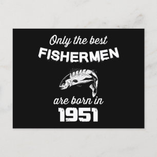 Carte Postale pêche+poisson, pêcheur+anniversaire, drôle+pêche,