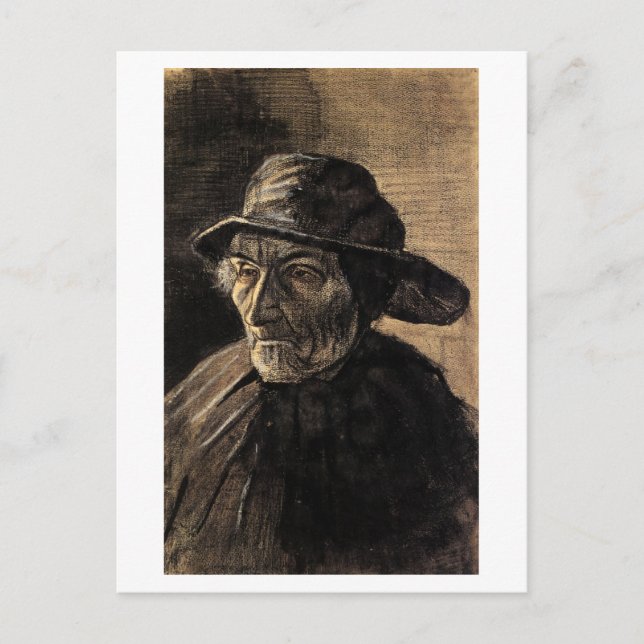Carte Postale Pêcheur avec Sou'wester, Vincent van Gogh (Devant)
